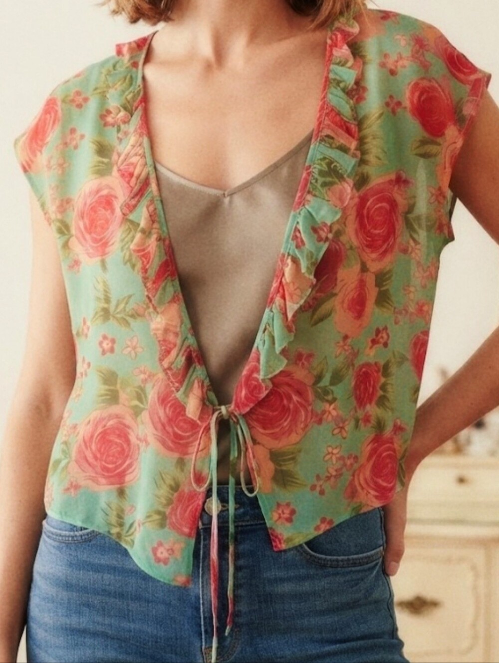 Kiko Comfort Silk Floral Sheer Kimono Cardigan XL